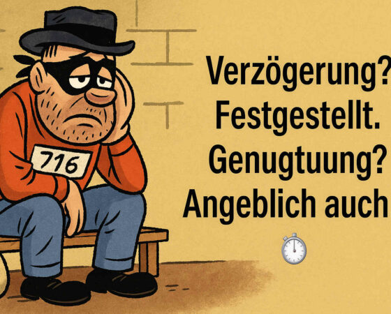 Recht bekommen? Aber nur ein Satz