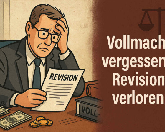 Vollmachtsfalle mit Totalschaden