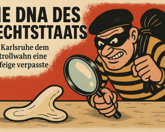 Die DNA des Rechtsstaats – Wie Karlsruhe dem Kontrollwahn eine Ohrfeige verpasste